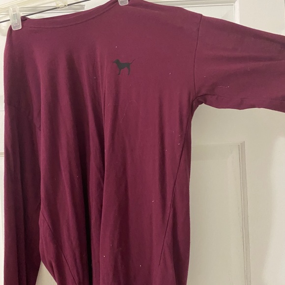 PINK Victoria's Secret Tops - Women’s maroon long sleeve